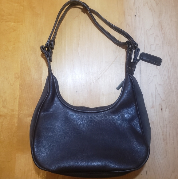 Frankie & Johnnie Vintage Embroidered Brown Shoulder Bag - Picture 2 of 8